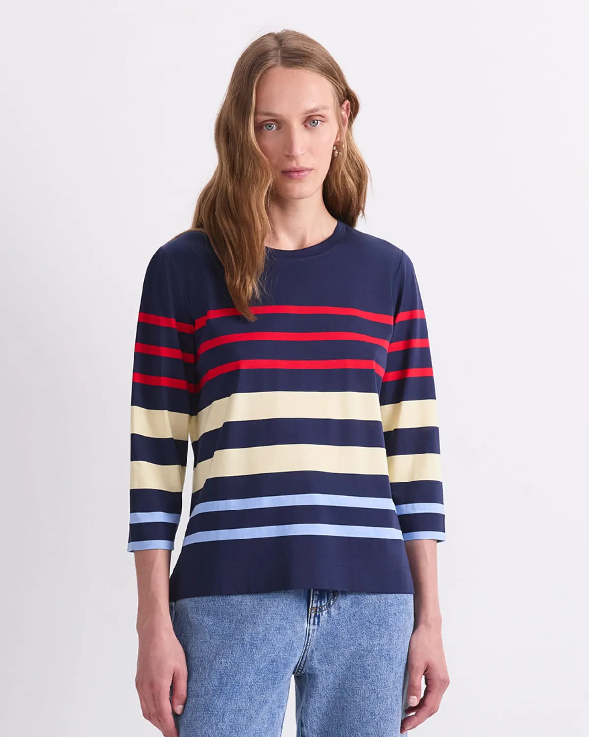 Sportscraft Multi Stripe 120939 t-shirt coton femme