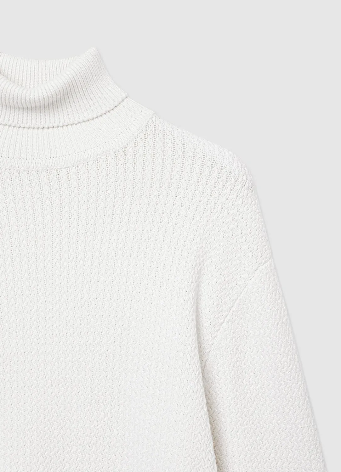 Calliope Pull Col Roulé Maille Mixte Homme Uni