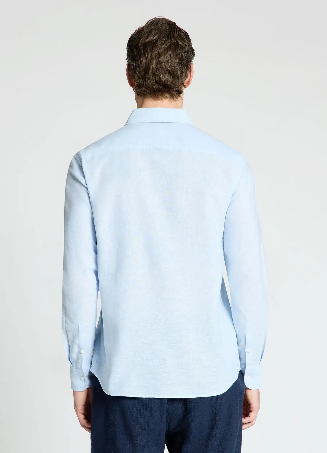 Calliope chemise lin homme manches longues unie