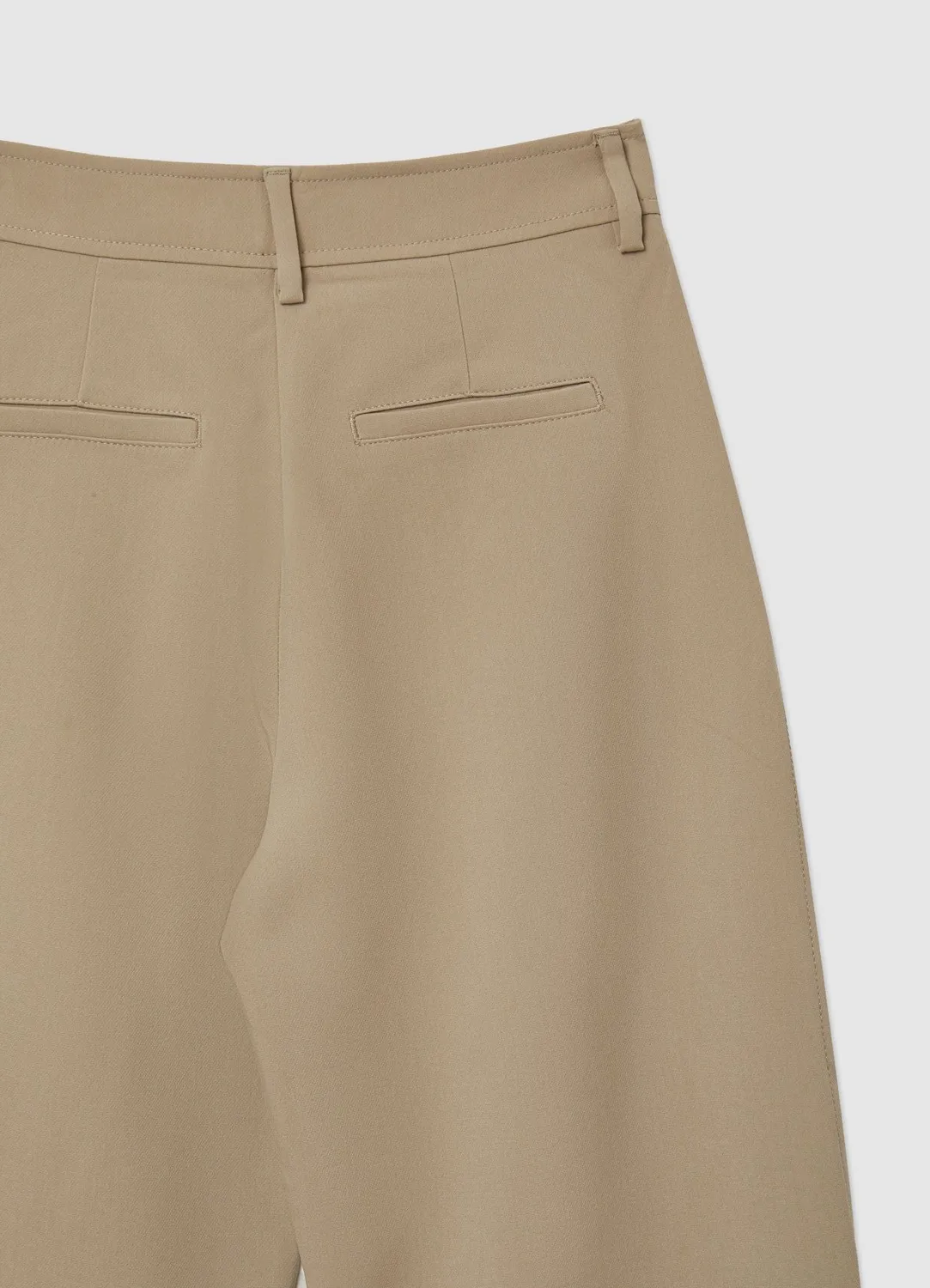 Calliope Pantalon barrel fit regular taille S uni