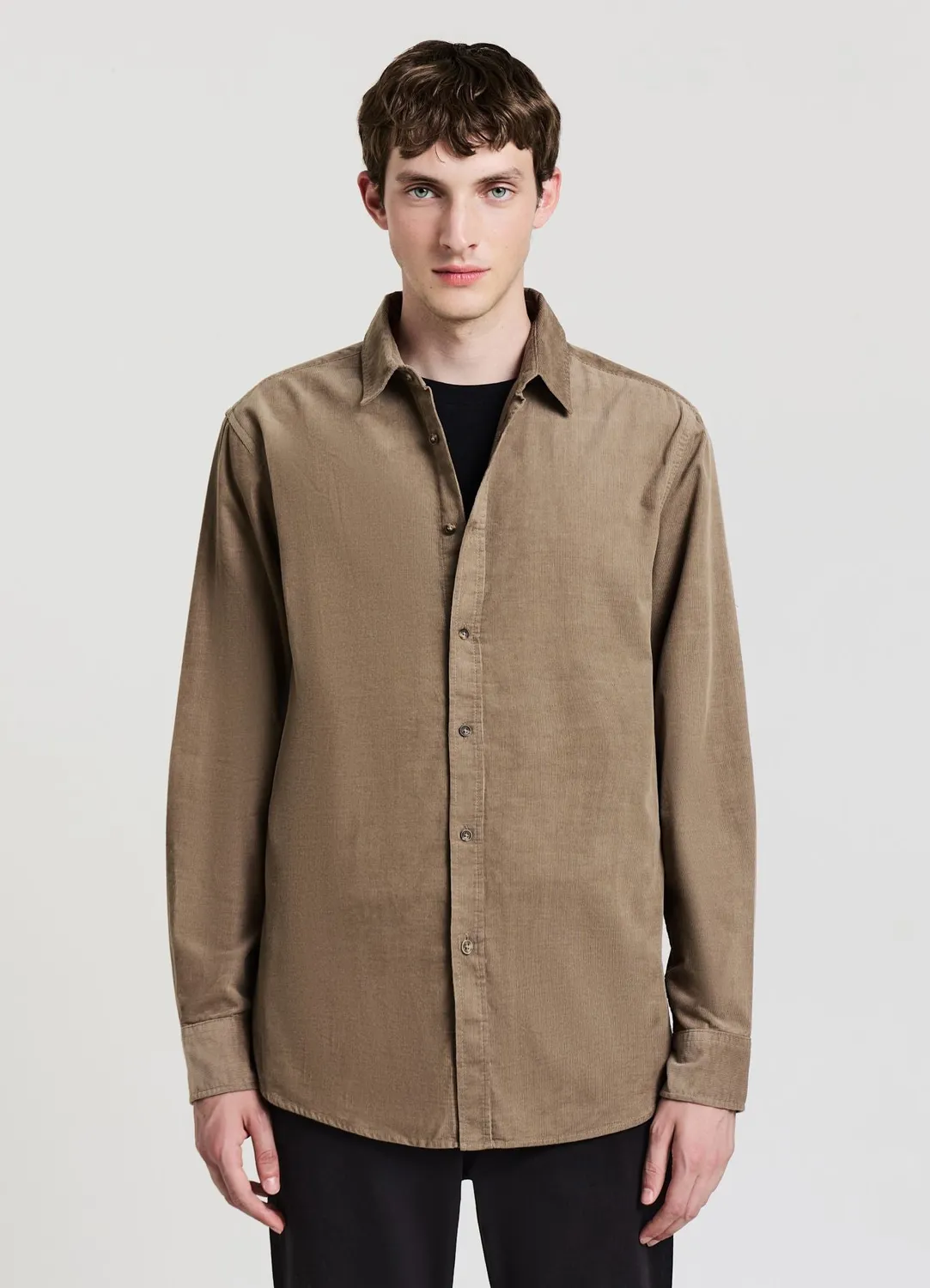 Calliope chemise effet velours homme coton