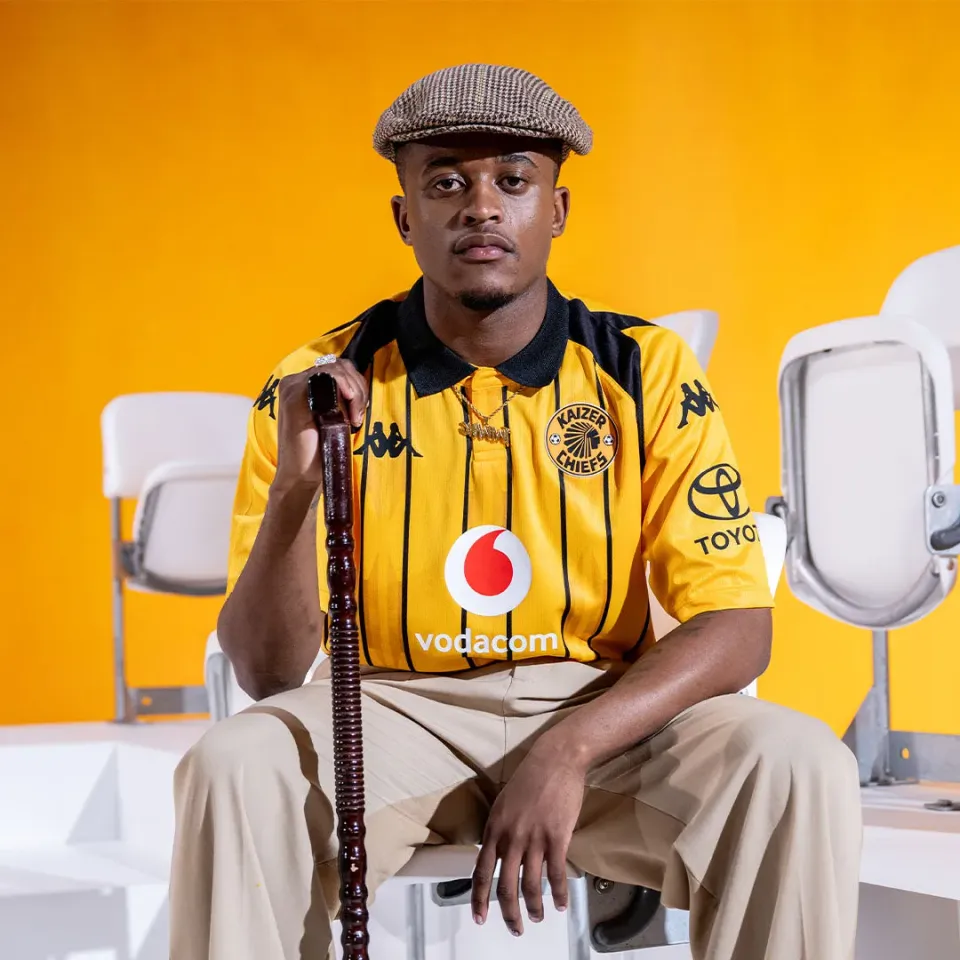 Kappa Kombat Home Kaizer Chiefs 26/27 maillot homme jaune