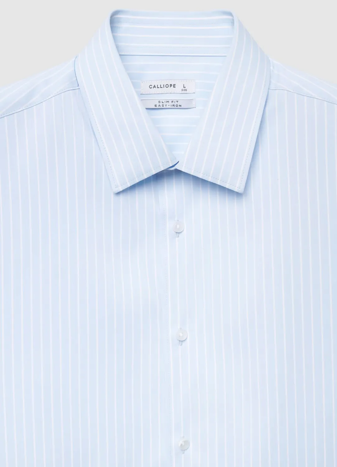 Calliope chemise rayée homme col classique