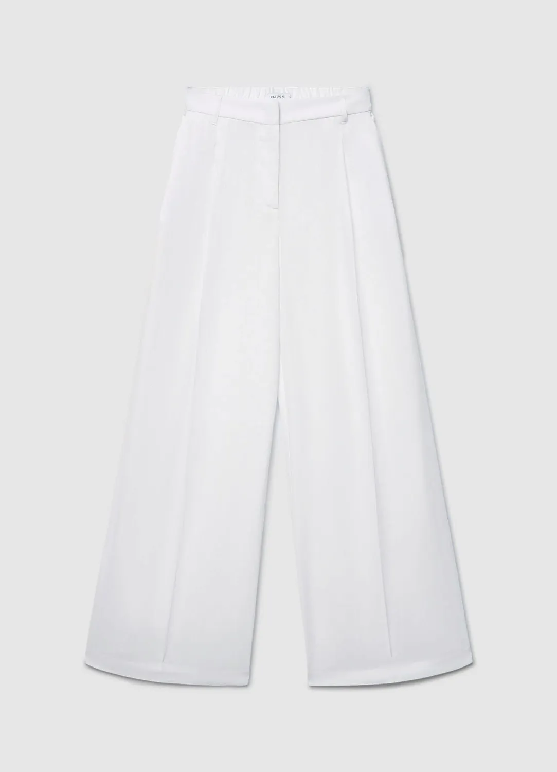 Calliope pantalon palazzo femme taille haute large