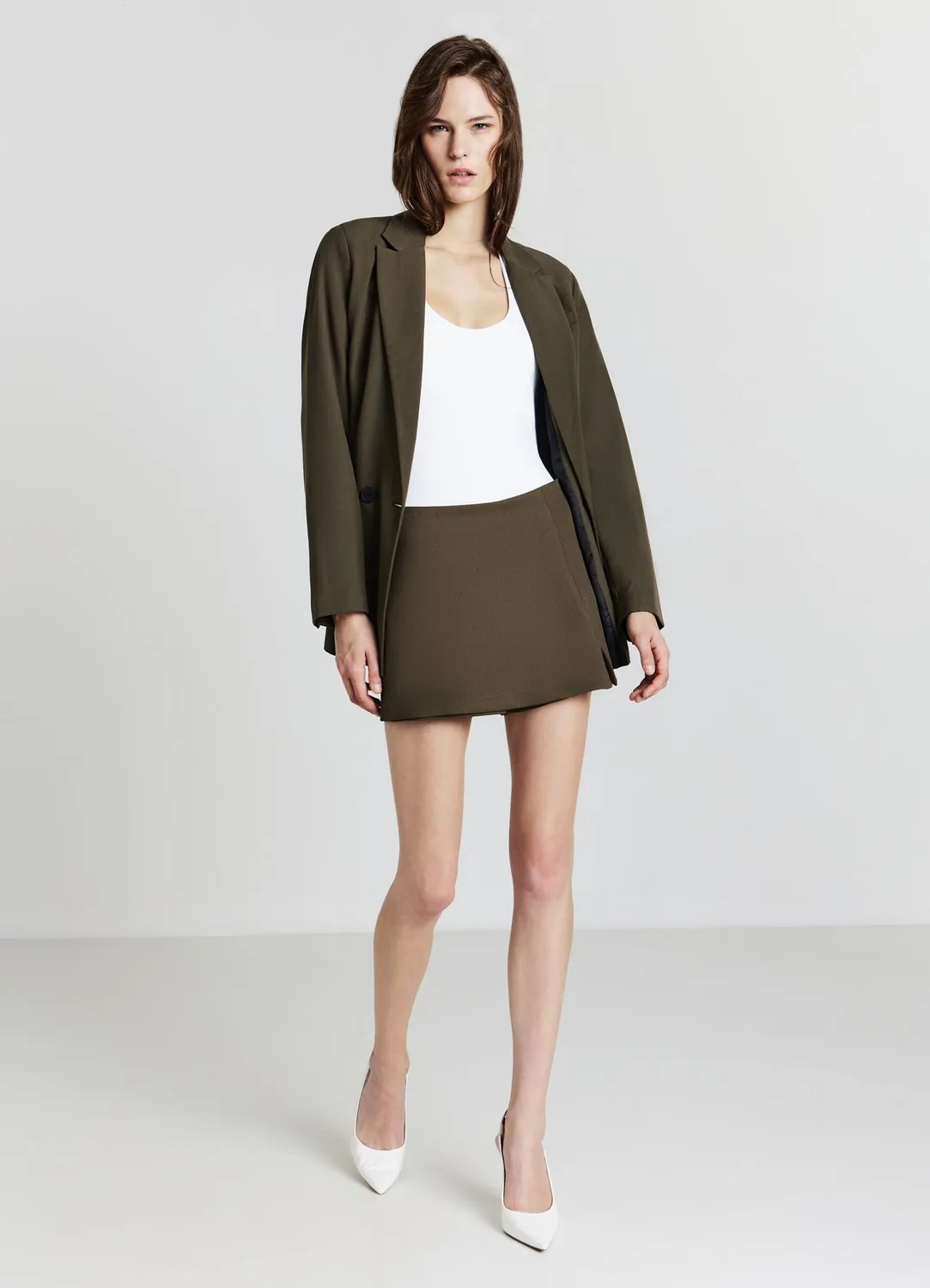 Calliope jupe-short femme fente latérale