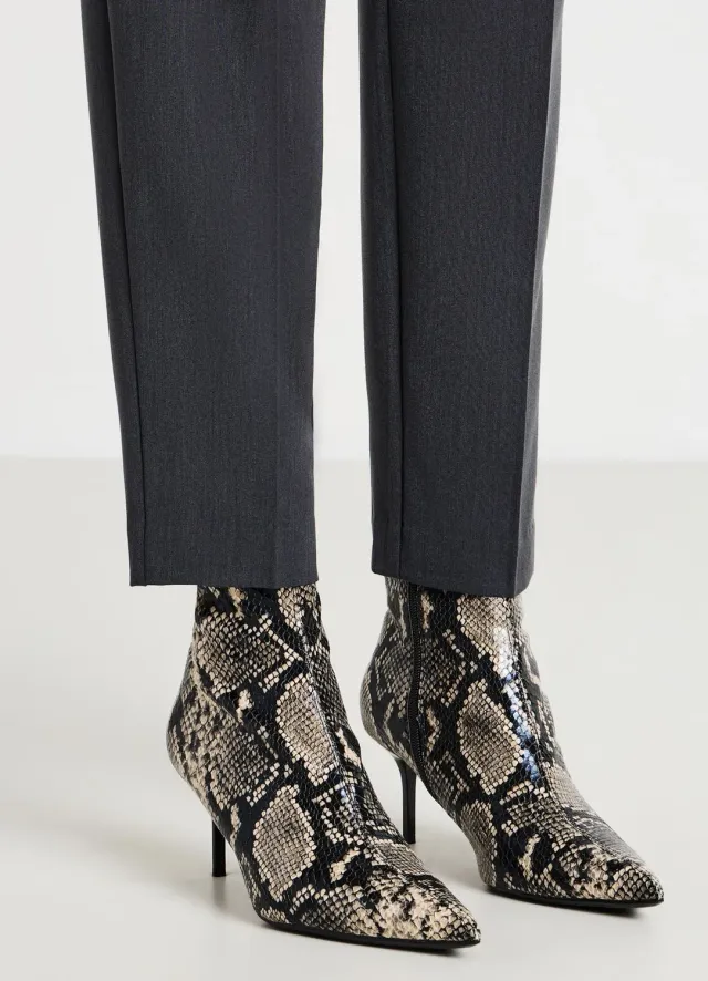 Calliope bottines animalier femme talon 7 cm