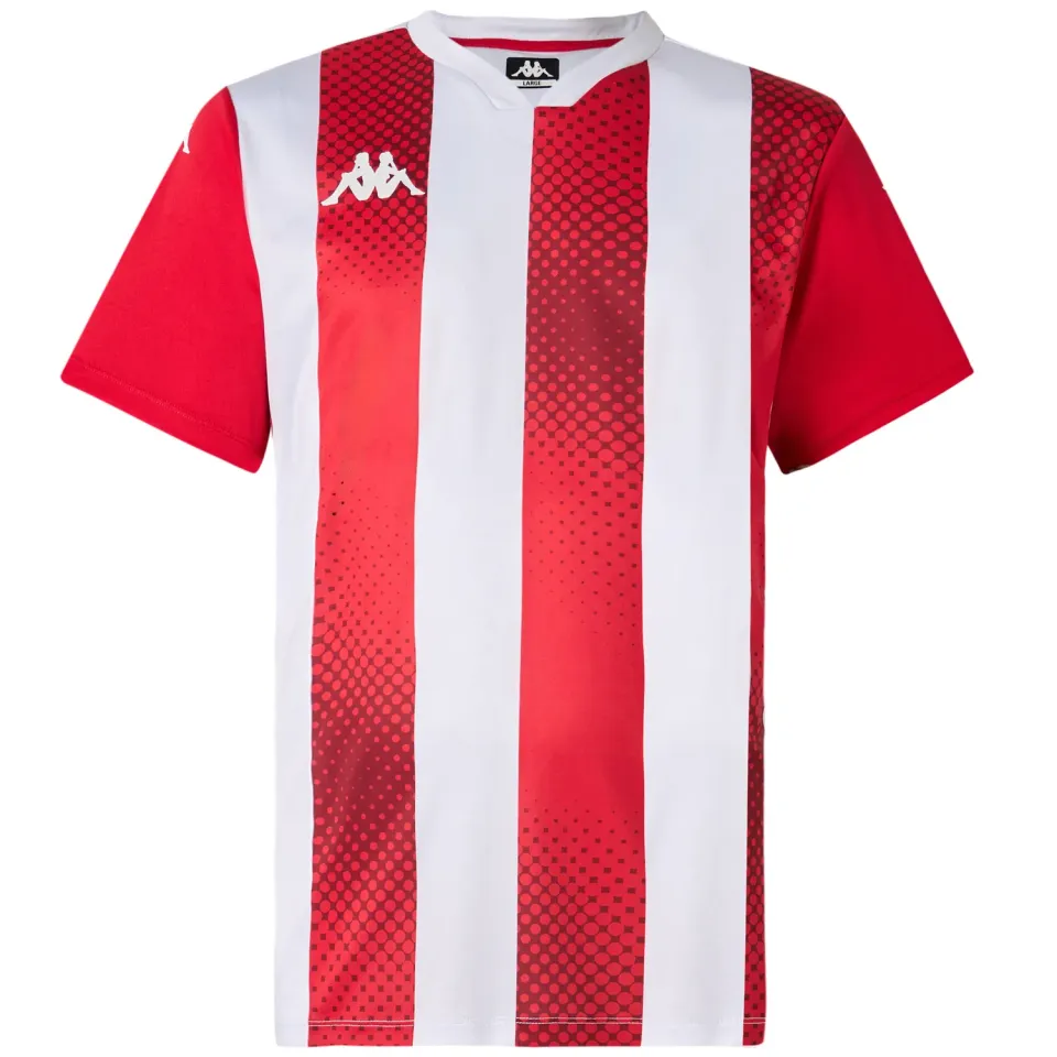 Kappa Dugo maillot homme rouge rayures