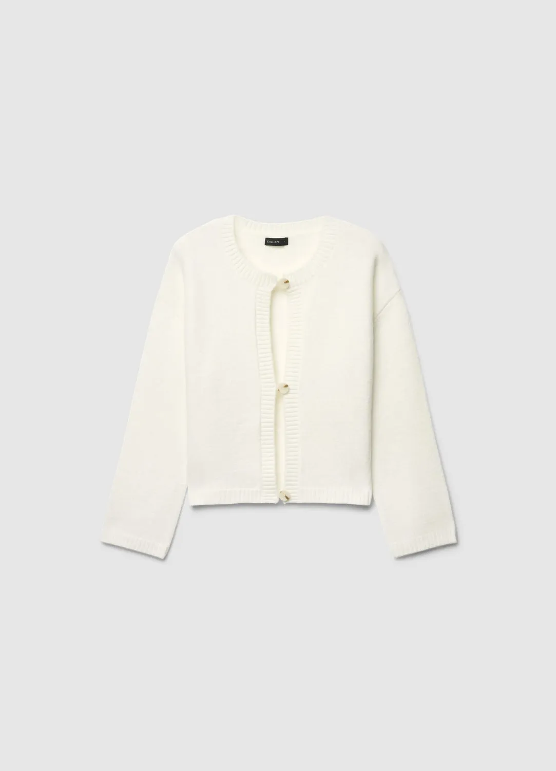 Calliope Cardigan Uni Boutons Femme Col Rond