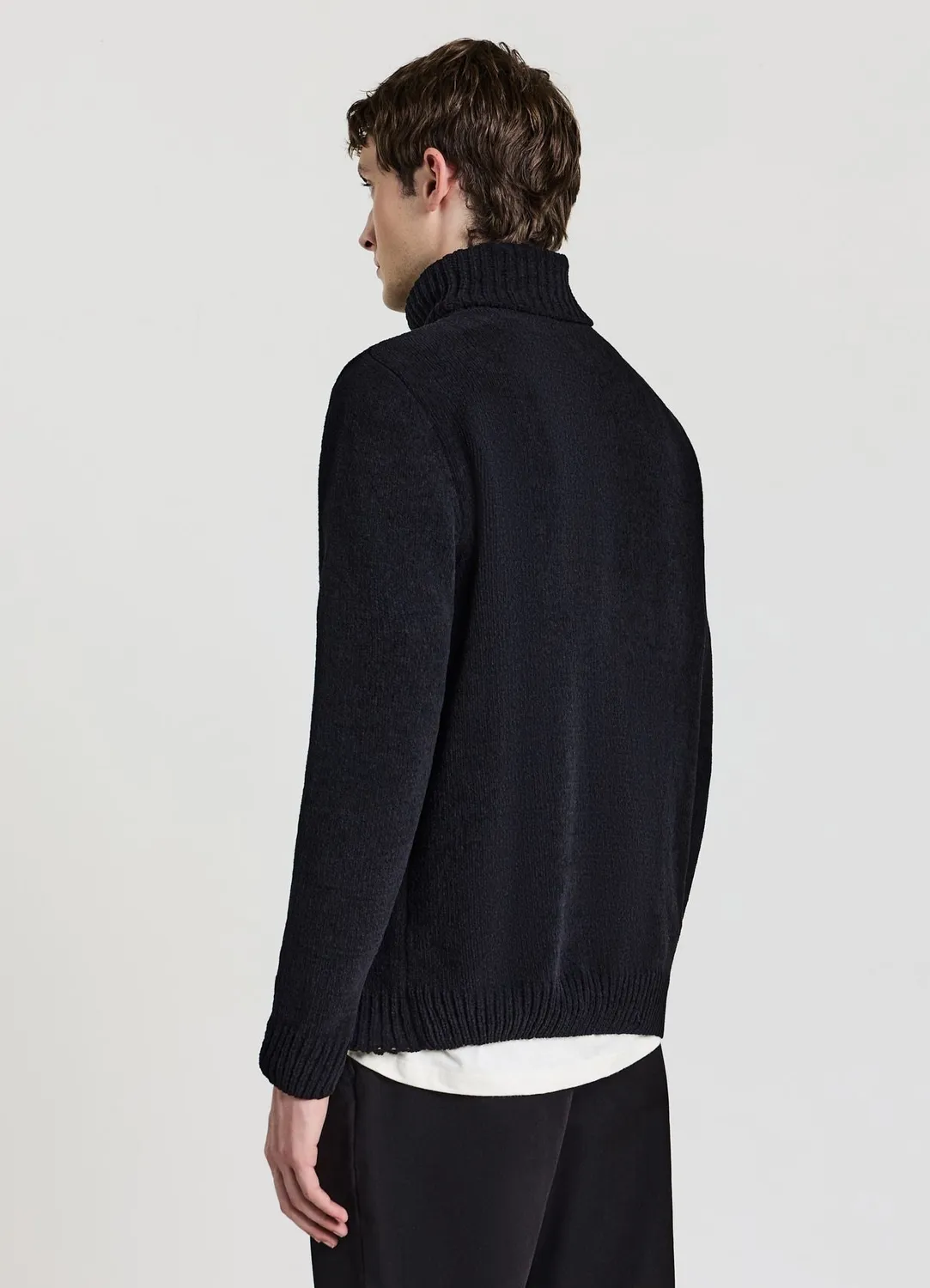 Calliope pull col roulé homme uni