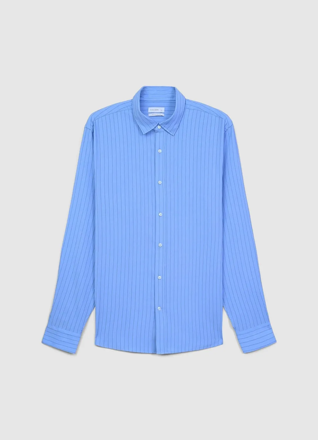 Calliope chemise rayures homme manches longues