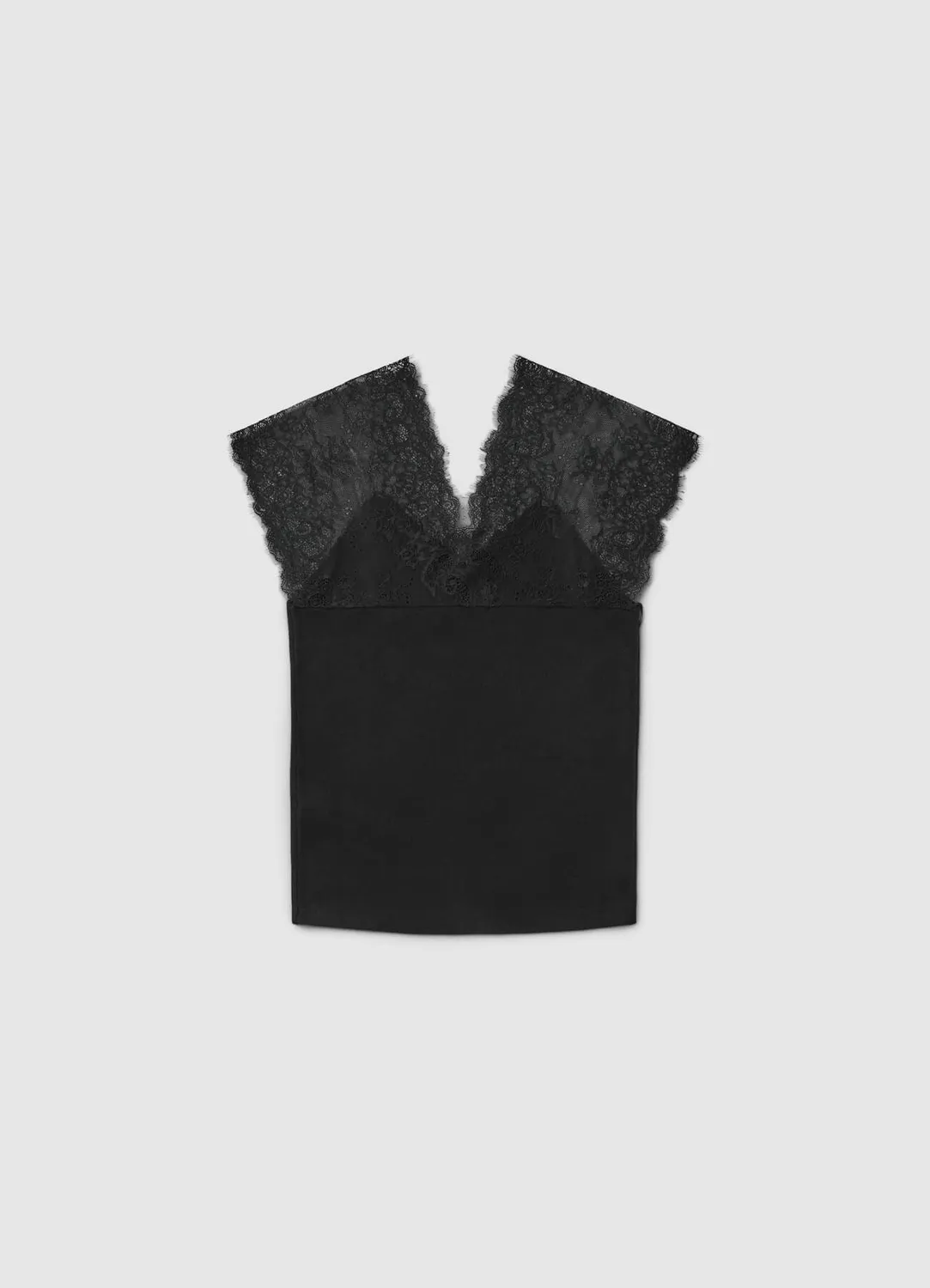 Calliope top col V femme dentelle ajusté soirée