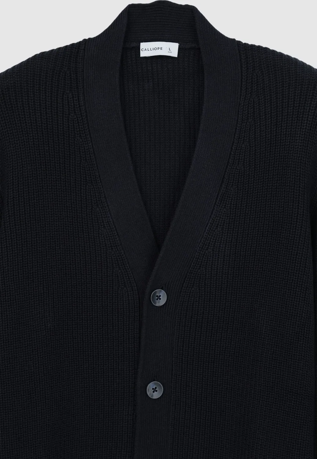Calliope cardigan homme coton boutons uni