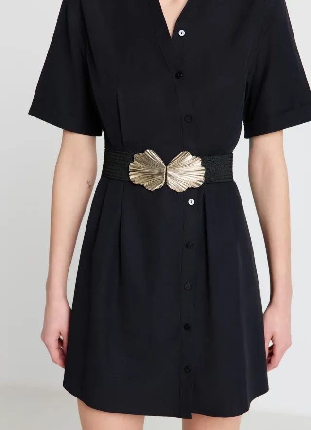 Calliope ceinture élastique boucle coquillage