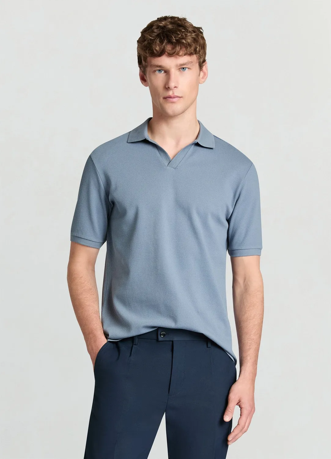 Calliope polo piqué t-shirt homme uni