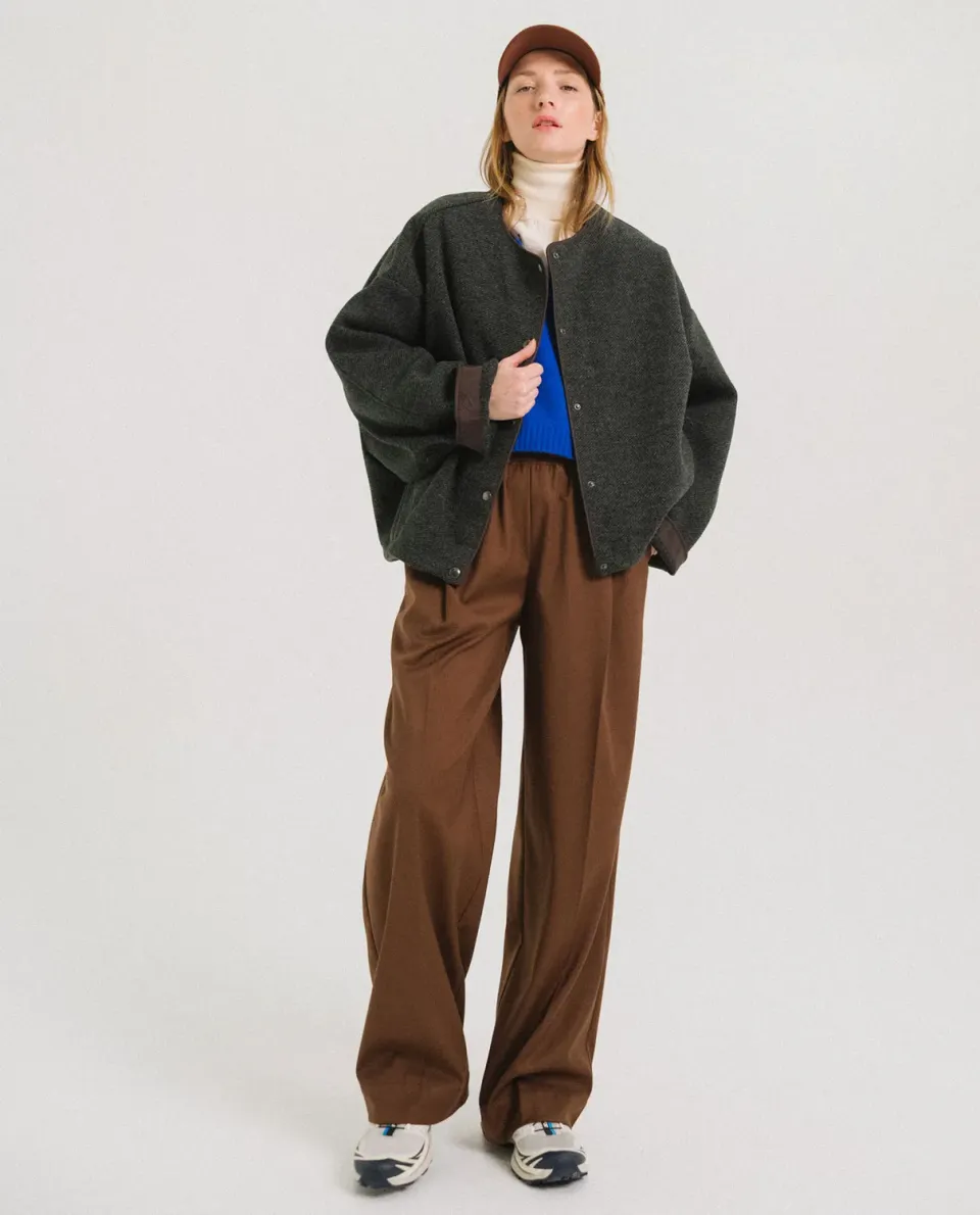 TINSELS CELAN pantalon ginger gabardine souple