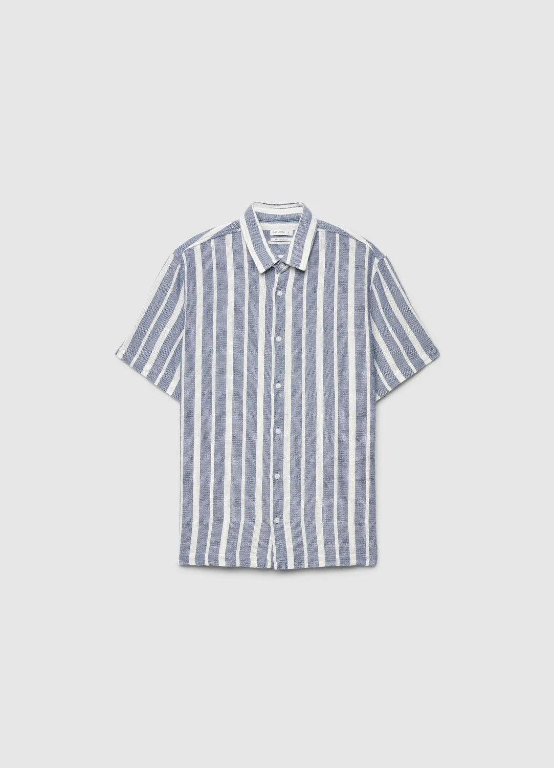 Calliope chemise rayée homme manches courtes