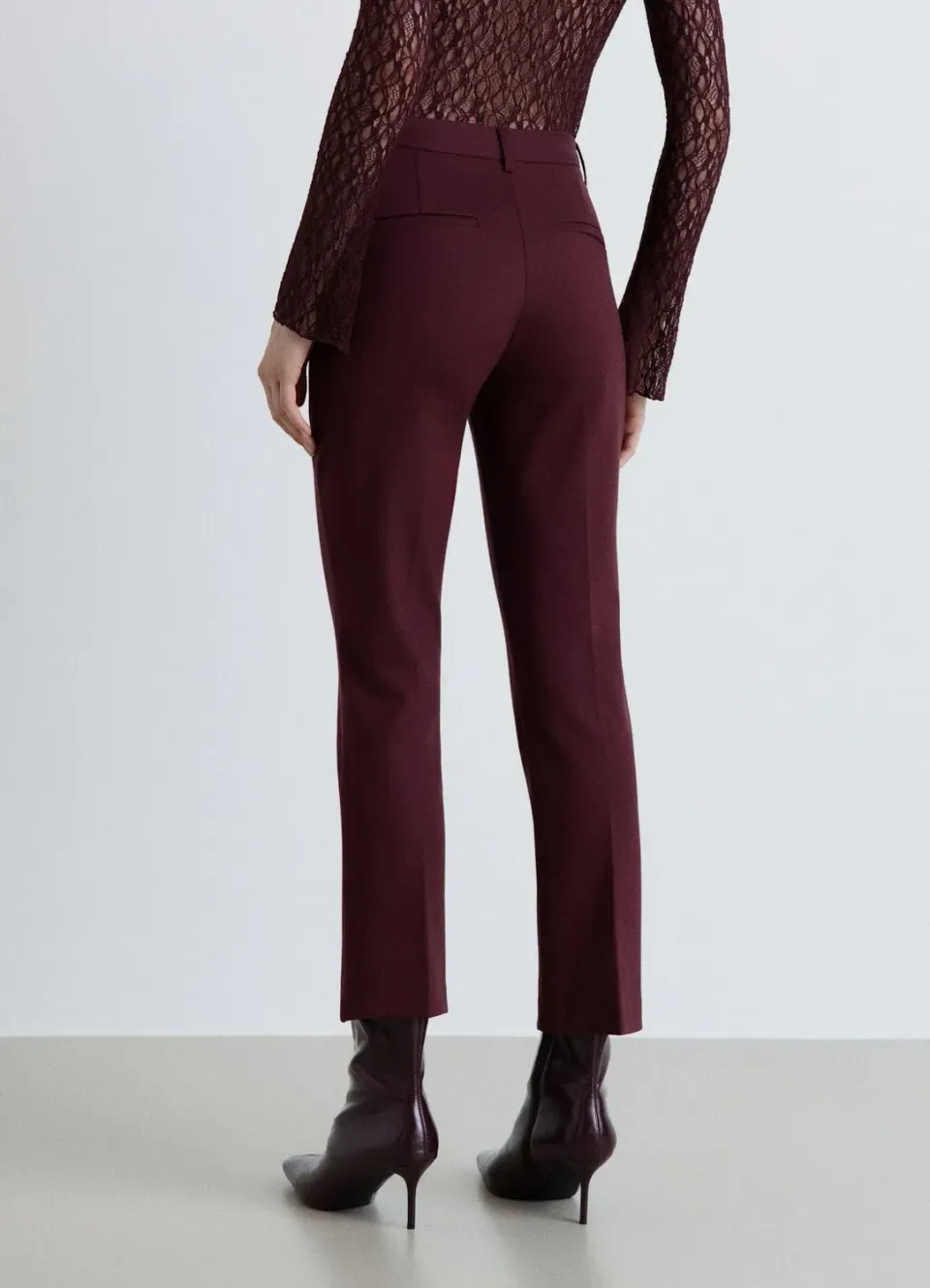 Calliope Sigaretta pantalon cigarette pli femme