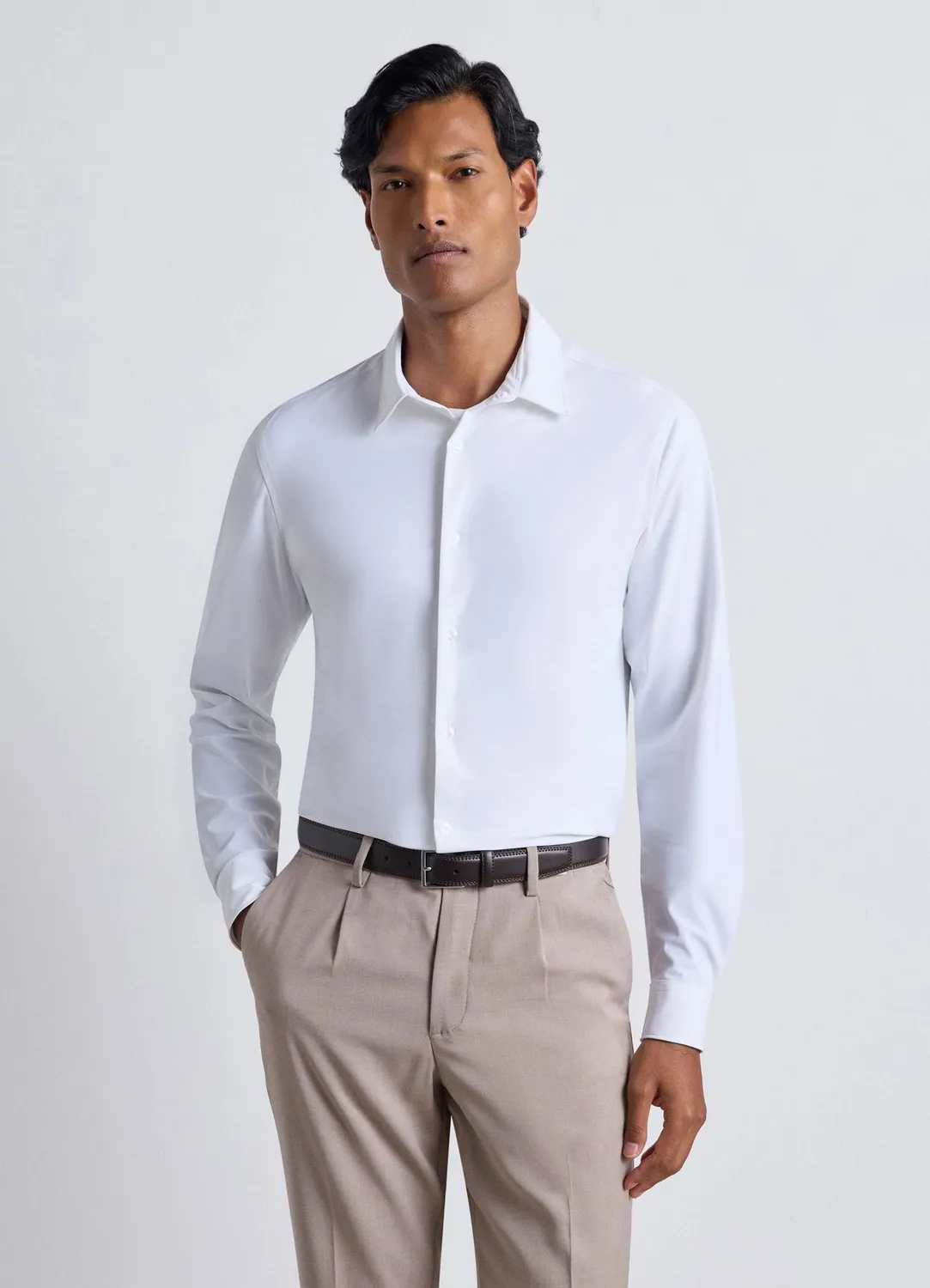 Calliope chemise slim homme stretch repassage facile