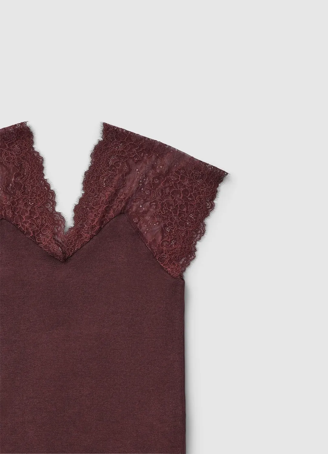 Calliope Top col V dentelle femme taille S