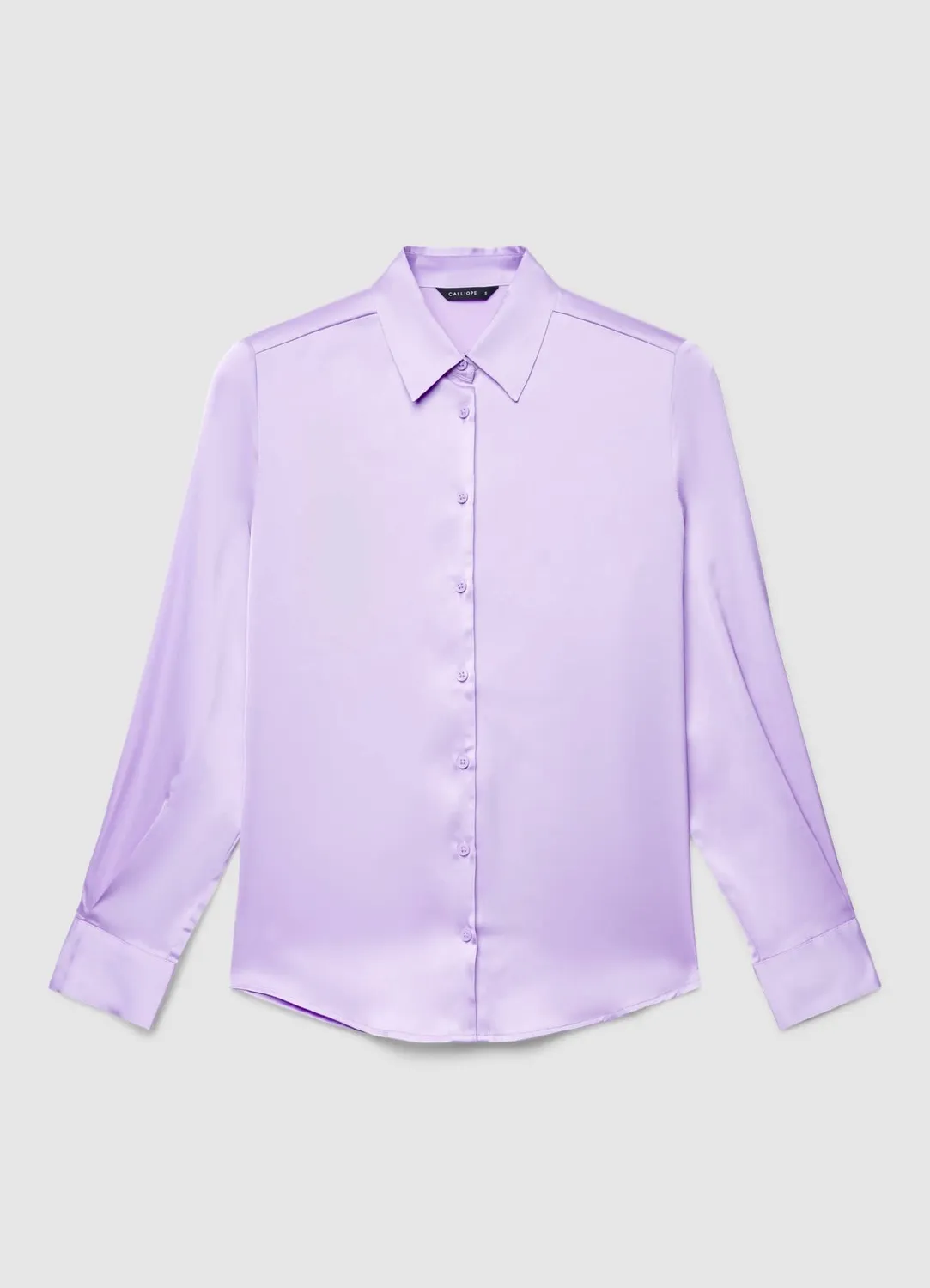 Calliope chemise satinée femme regular unie