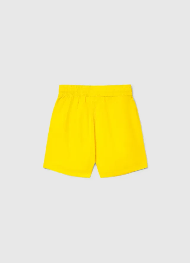 Calliope short coton uni garçon coupe droite
