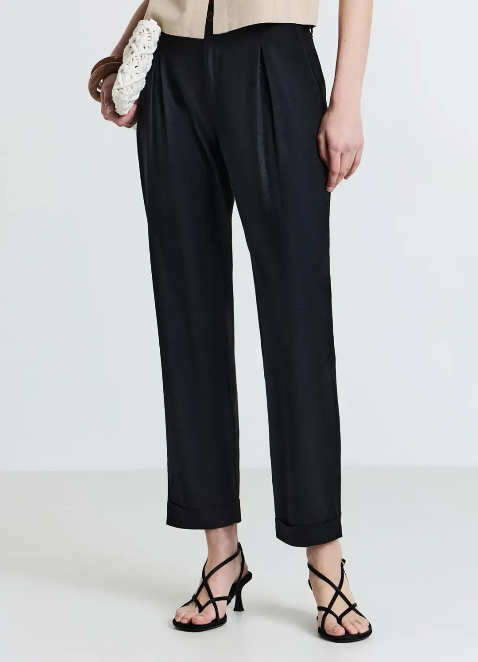 Calliope pantalon lin viscose femme poches françaises