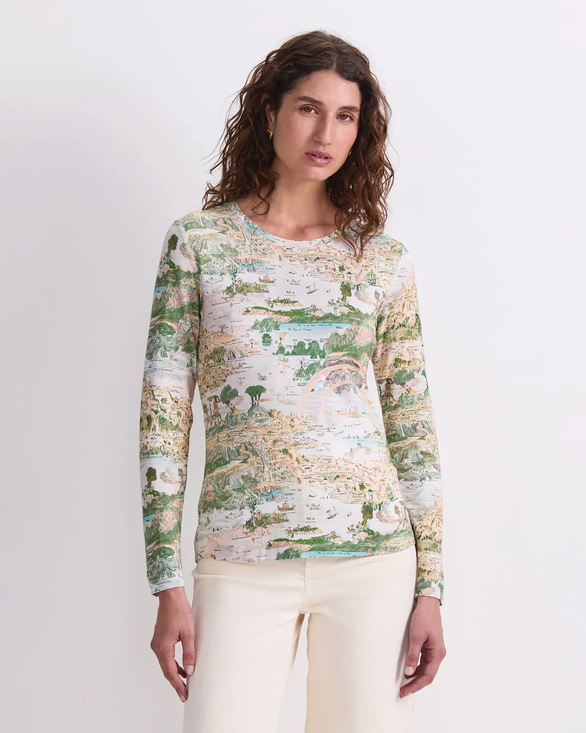Sportscraft Story Map Magic Tee t-shirt femme imprimé