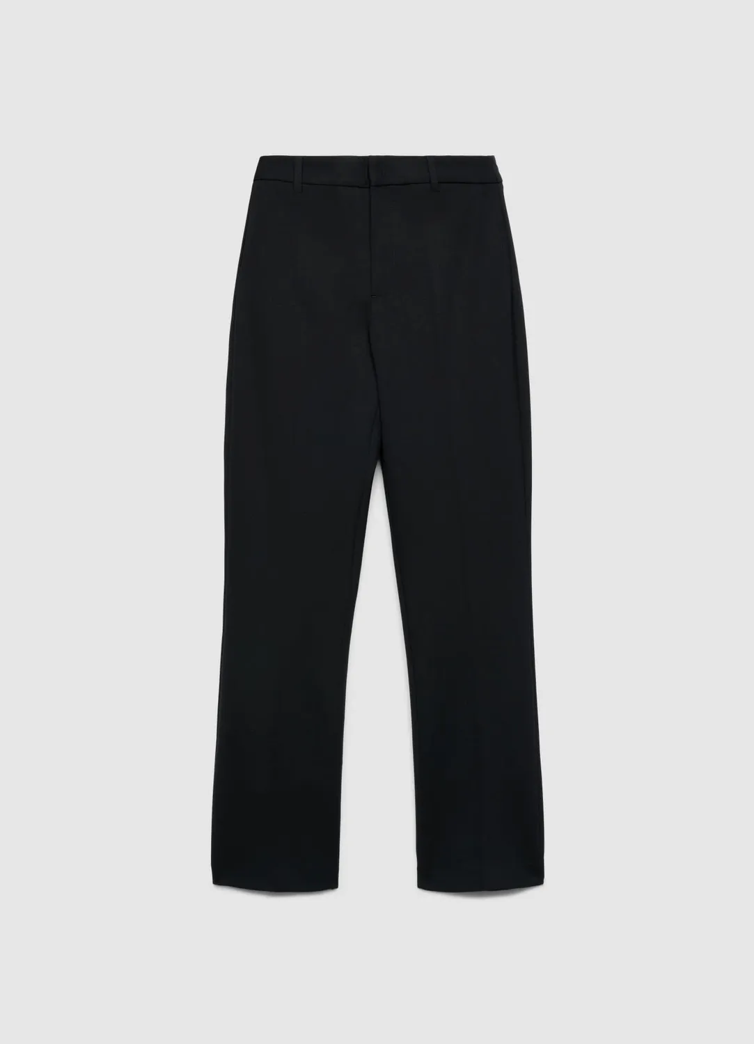 Calliope pantalon cigarette uni pantalon femme pli central