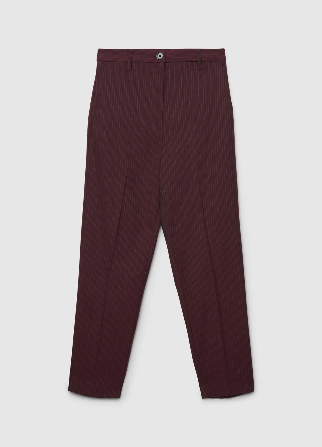 Calliope pantalon rayé cigarette femme bureau