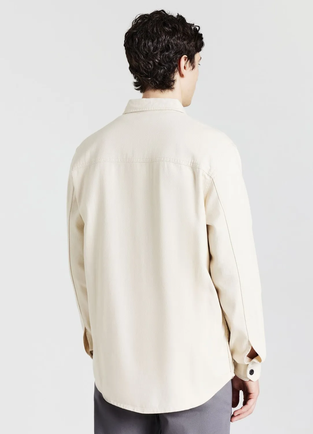 Calliope Chemise worker homme manches longues unie