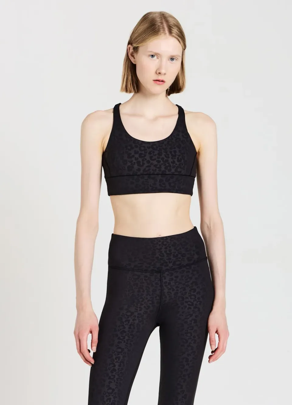 Calliope top sport femme dos croisé imprimé M