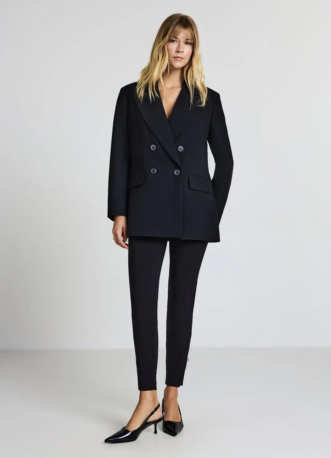 Calliope Vita Alta pantalon skinny taille haute femme