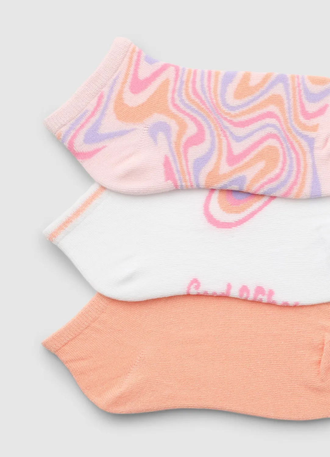 Calliope socquettes fantaisie fille lot 3 coton