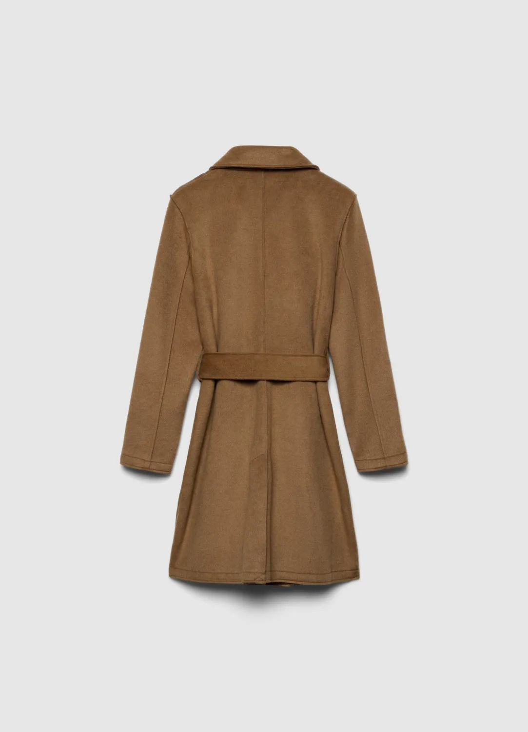 Calliope trench femme uni ceinturé double boutonnage