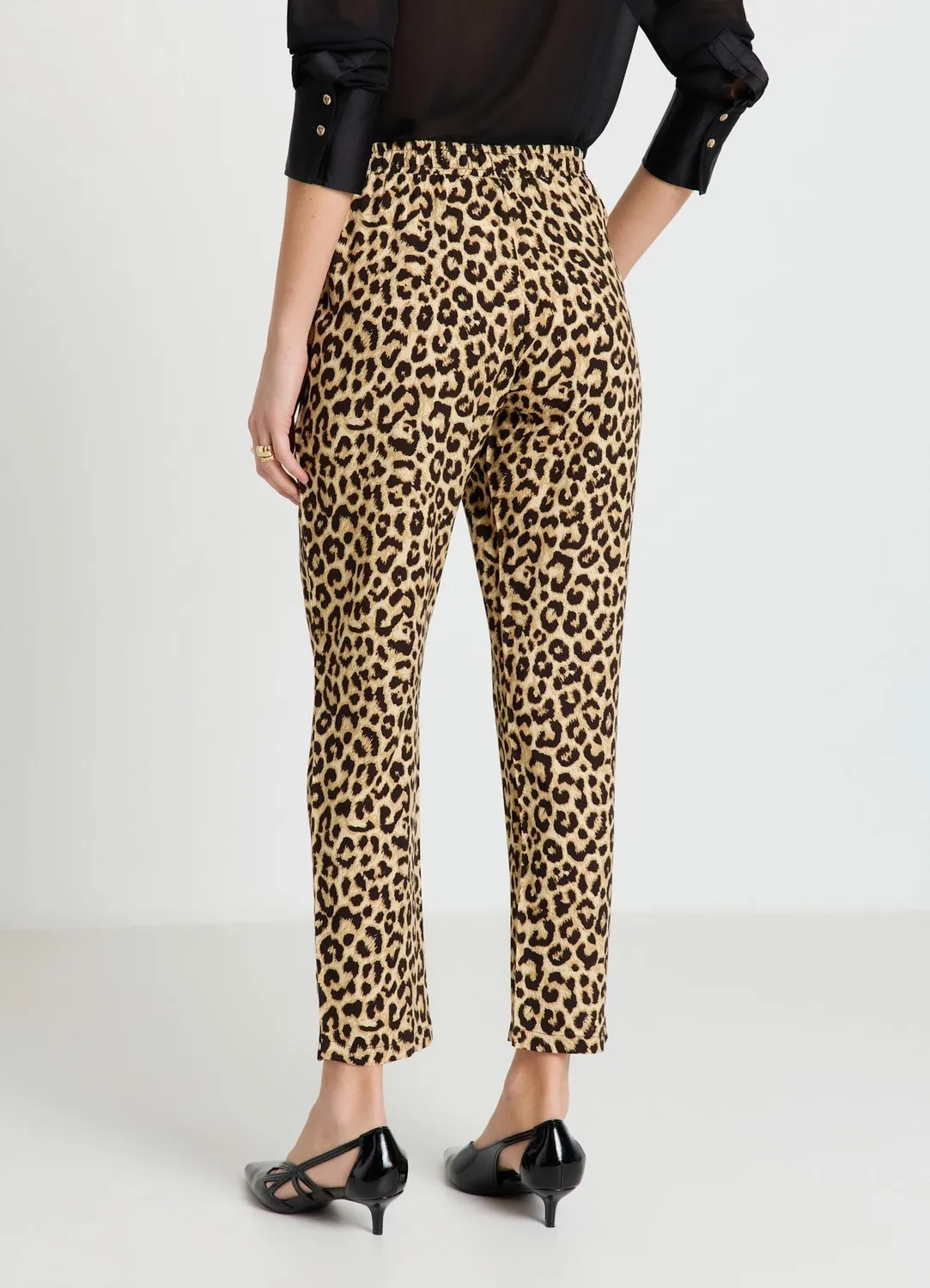 Calliope pantalon imprime animalier pyjama poche laterale