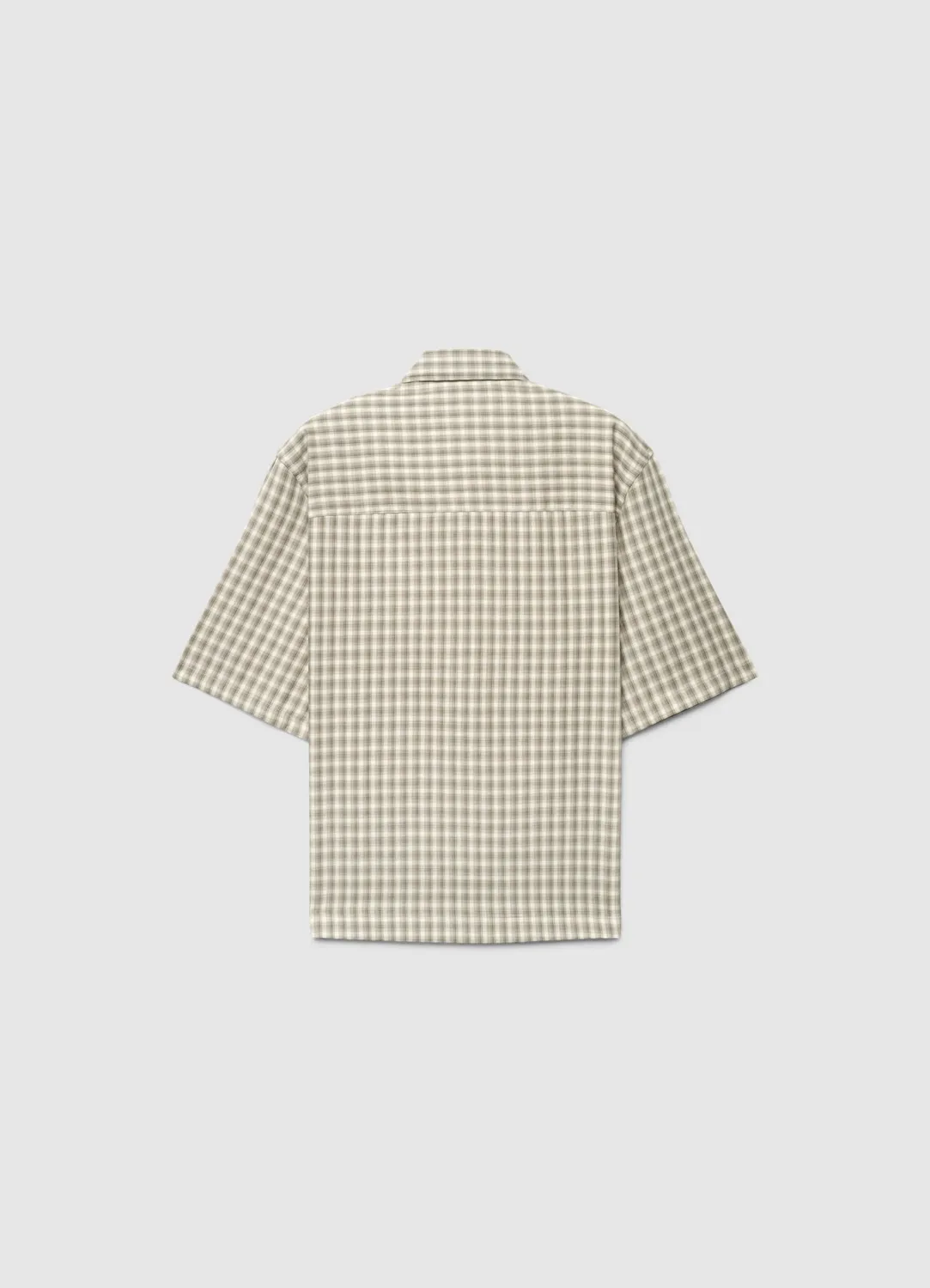 Calliope chemise boxy carreaux homme courtes
