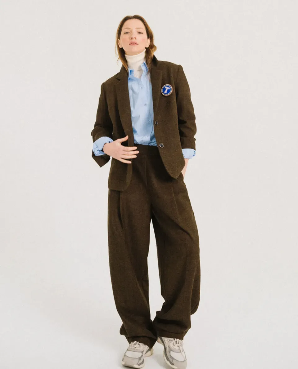 Tinsels Francois pantalon Nuts flanelle barrel