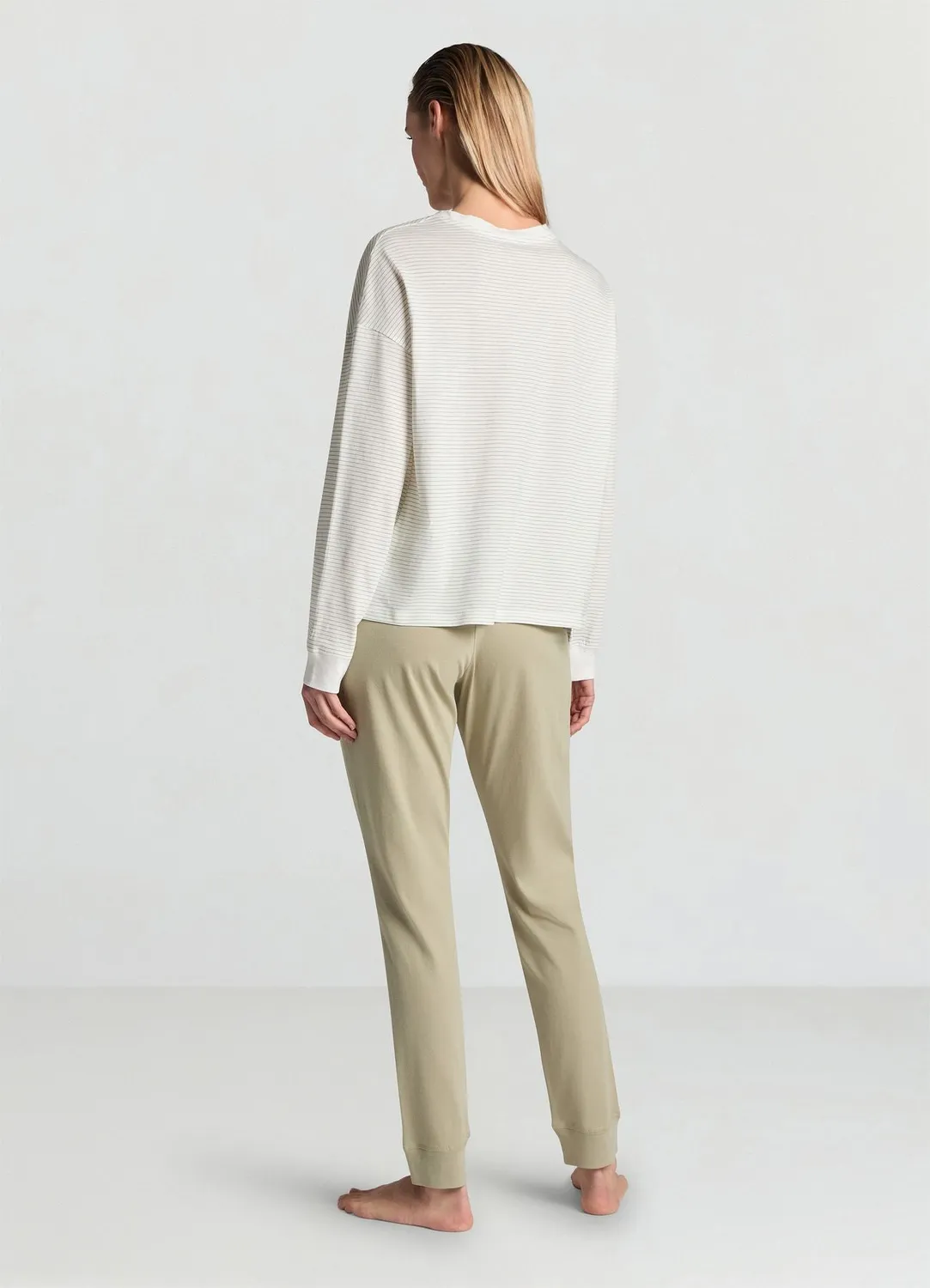Calliope pyjama long rayé femme ensemble 2 pièces