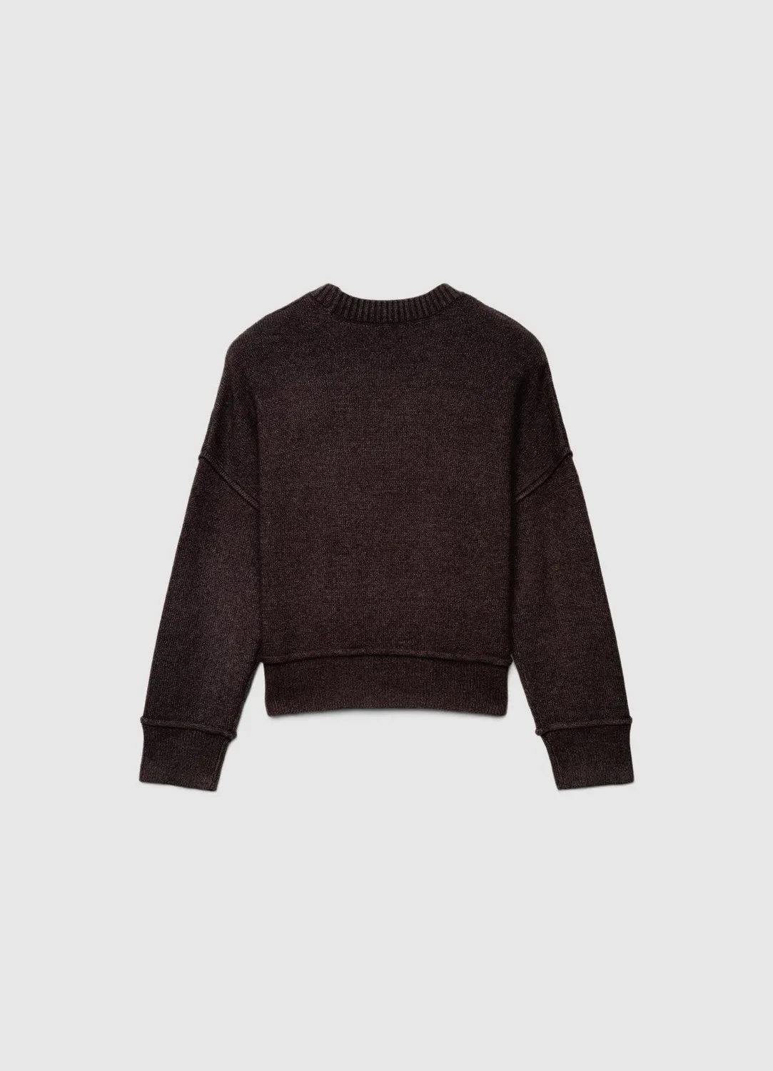 Calliope pull col rond femme manches longues uni