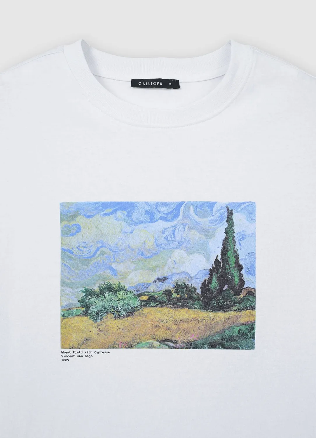 Calliope t-shirt femme coton imprimé art col rond XS-3XL