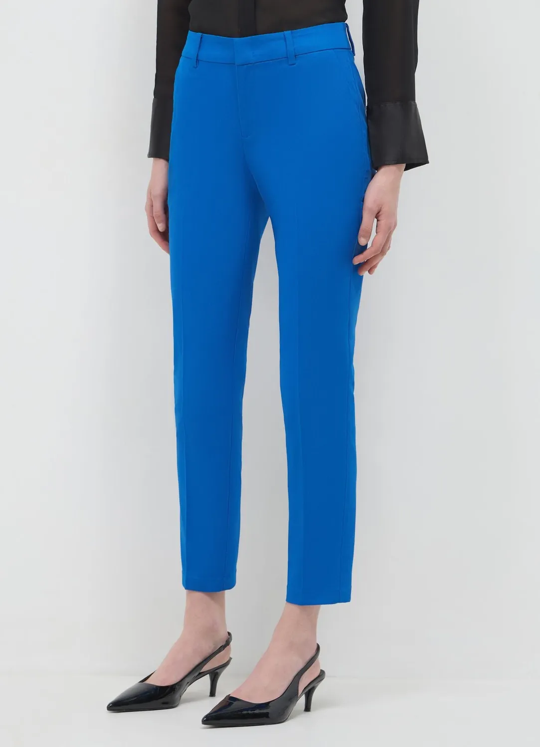 Calliope pantalon rasatello coton femme regular