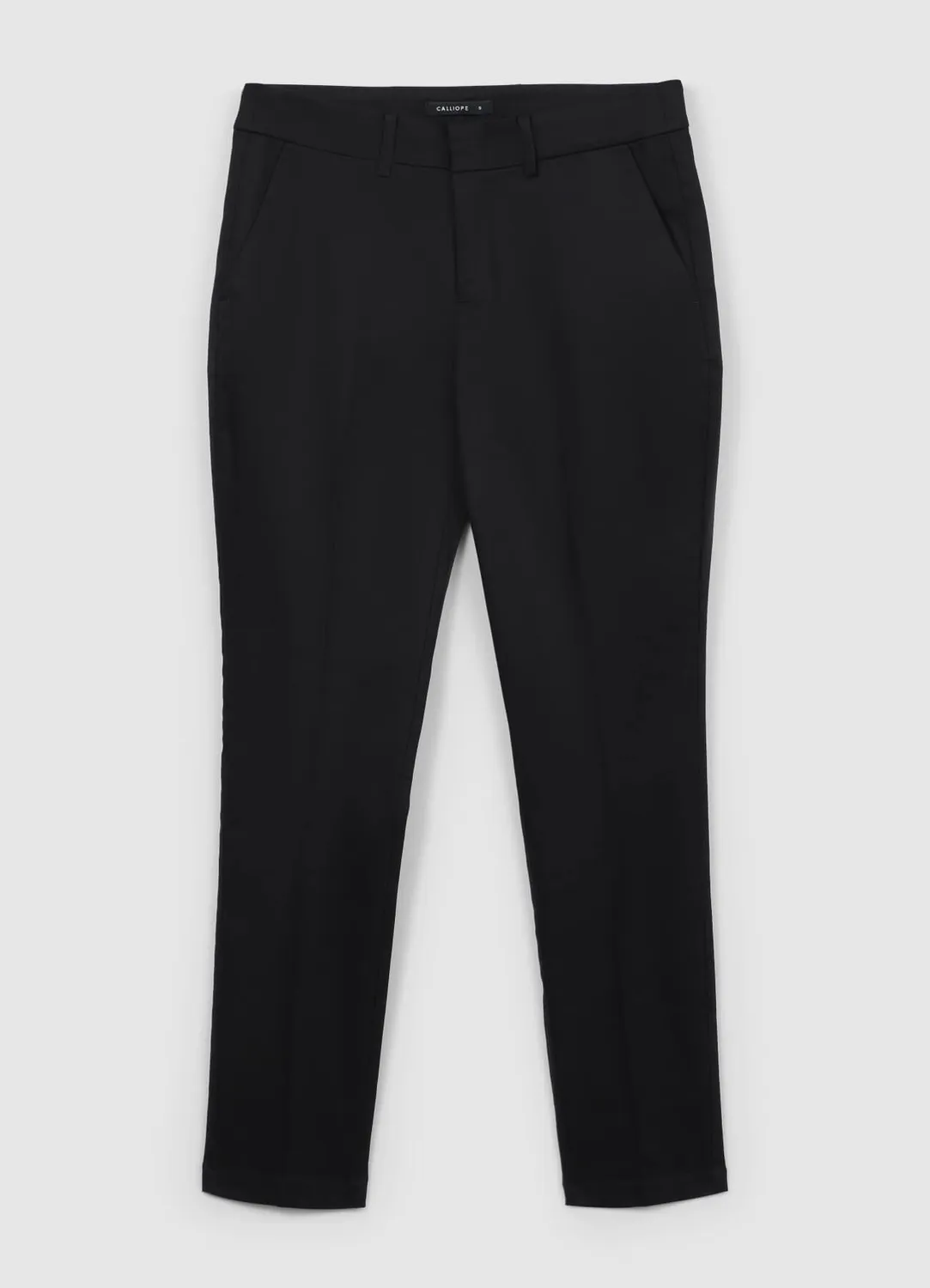 Calliope Pantalon rasatello femme uni poches