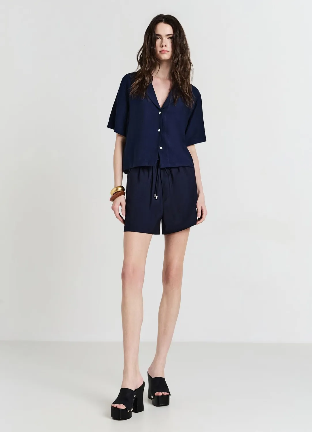 Calliope chemise revers femme manches courtes