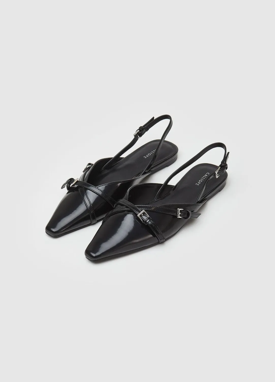 Calliope slingback basse à boucles femme