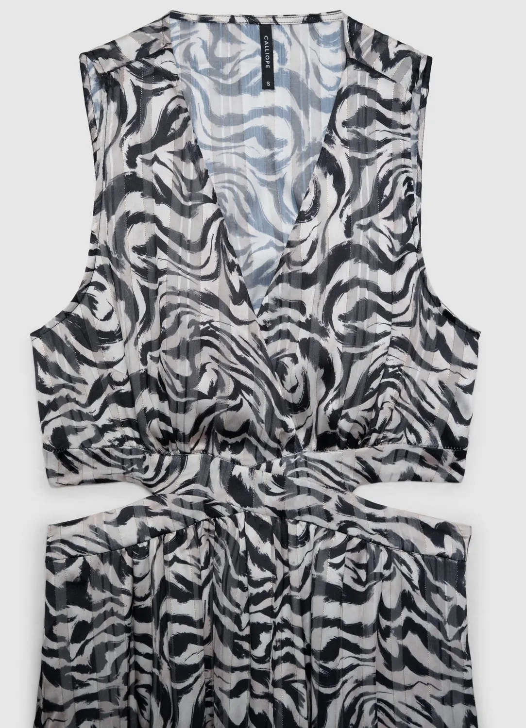 Calliope cut-out robe longue femme animalier