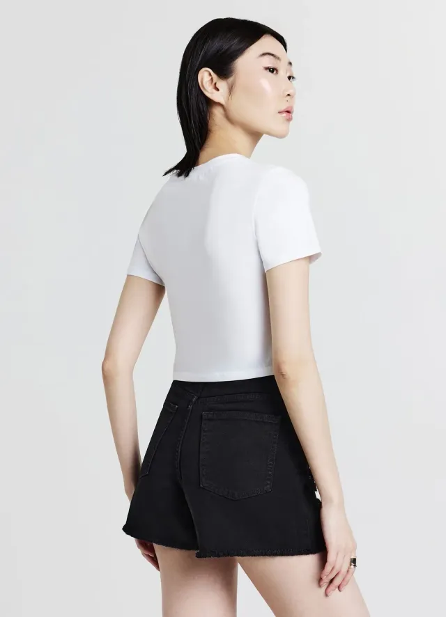 Calliope mom short femme déchiré 5 poches