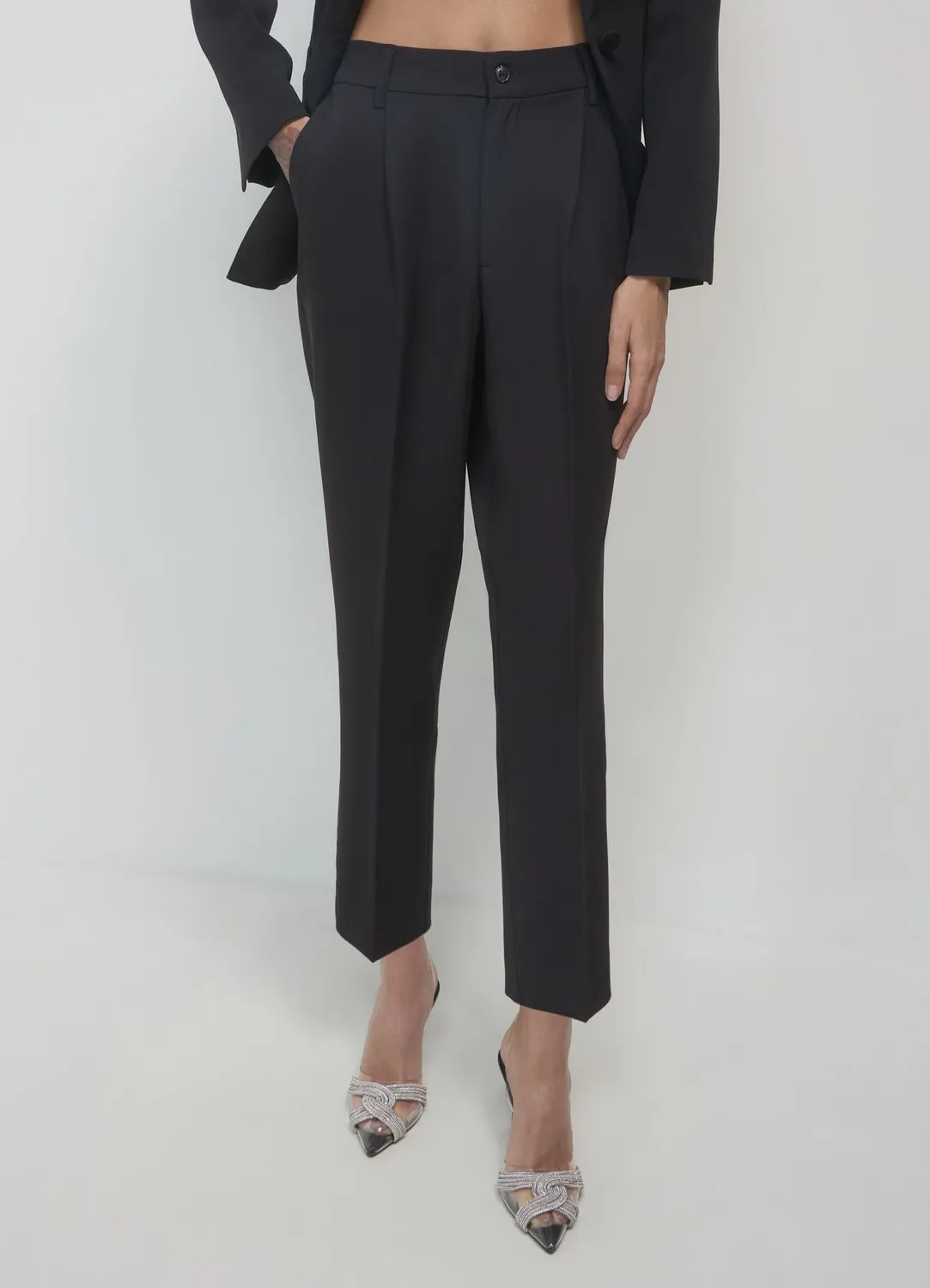 Calliope Pantaloni Uni Pantalon Femme Élastique