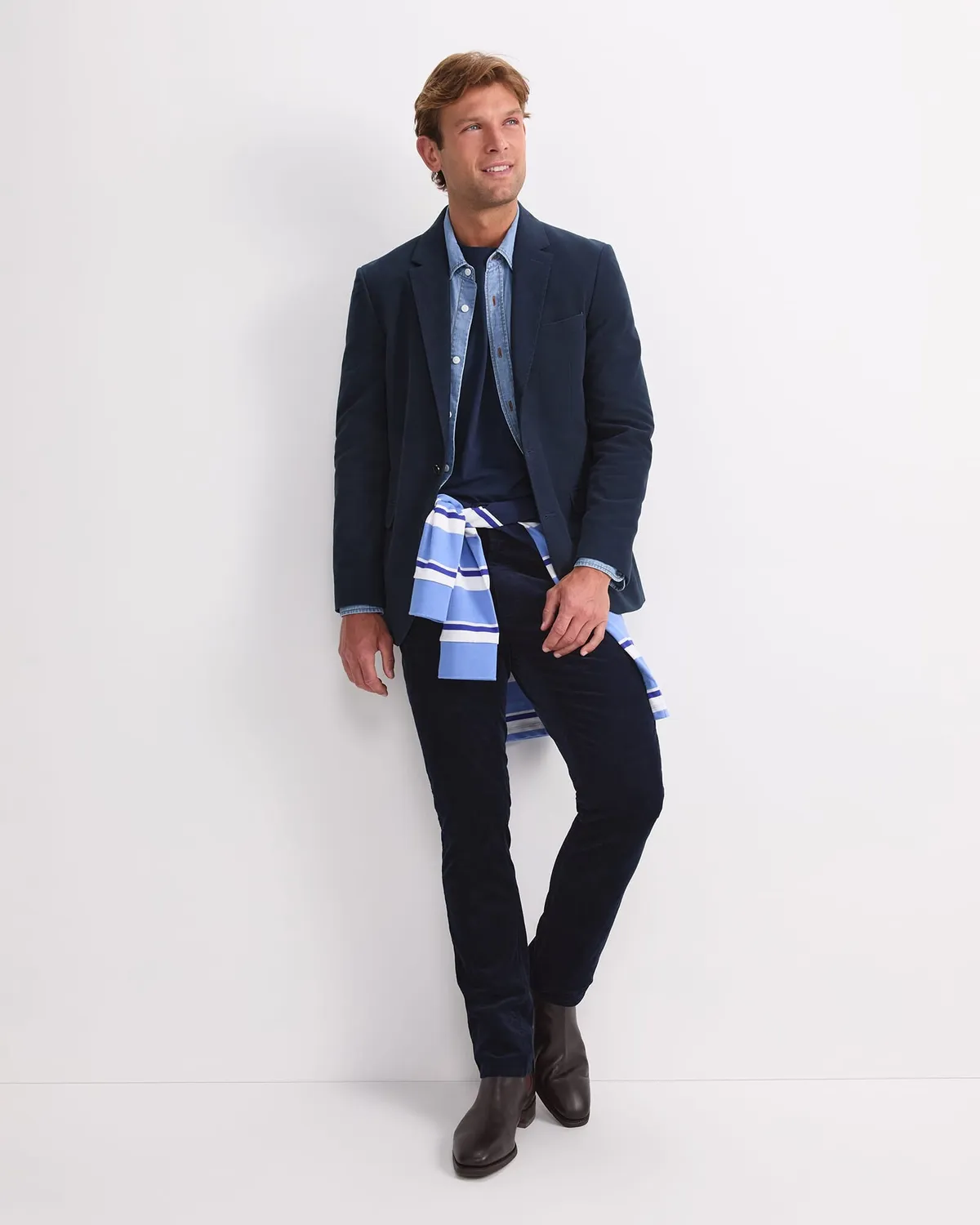 Sportscraft Moleskin blazer homme coton