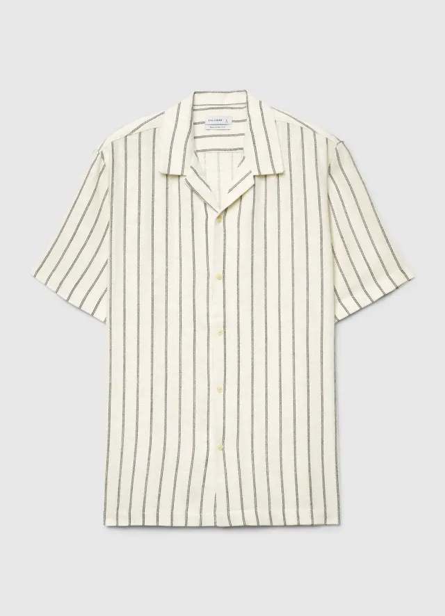 Calliope chemise bowling rayée homme manches courtes