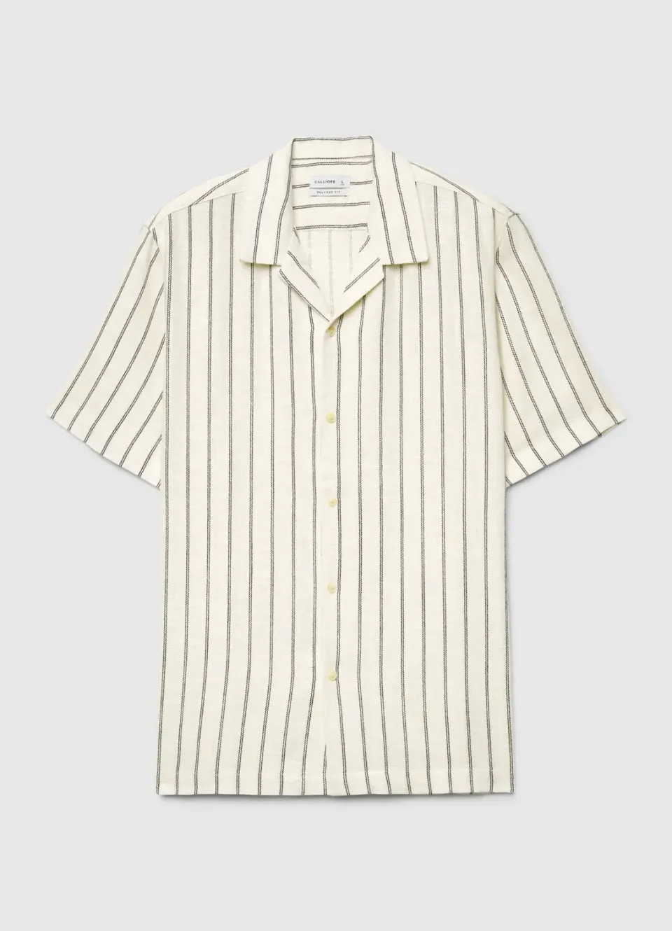 Calliope chemise bowling rayée homme manches courtes